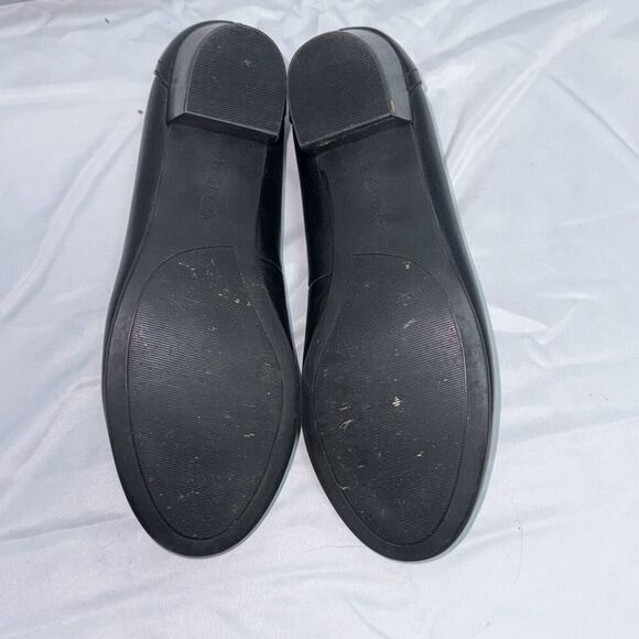 David Tate Black Leather Round Toe Court Heels | Sz 7.5 - Picture 9 of 9